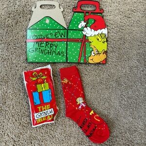 McDonald’s Grinch socks